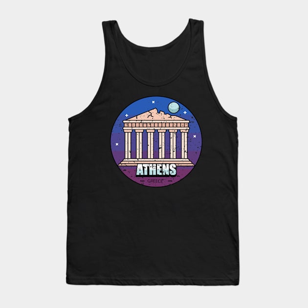 Athens Greece Tank Top by Mandra